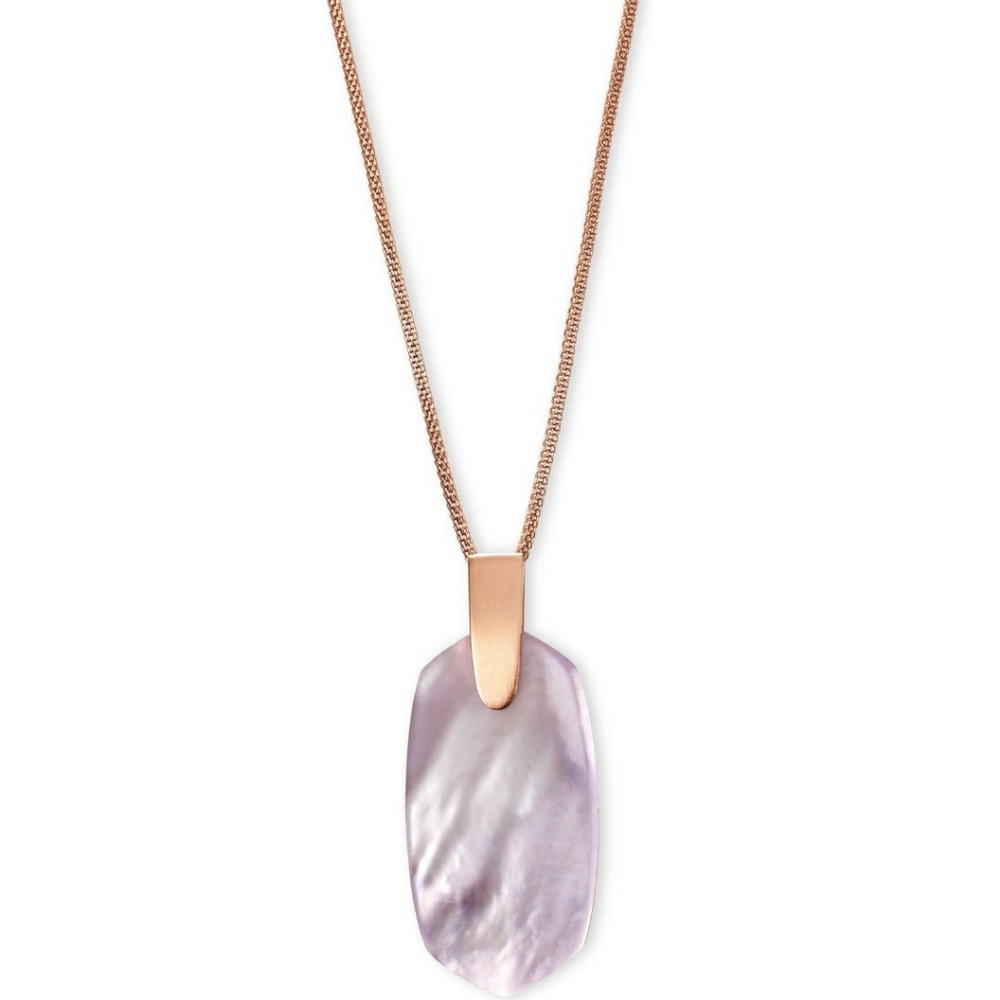 NWOT - Kendra Scott Inez Necklace, Rose Gold